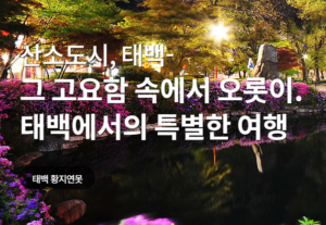 태백 가볼만한곳 추천 BEST|태백산·용연동굴·철암탄광역사촌 여행코스 7 태백