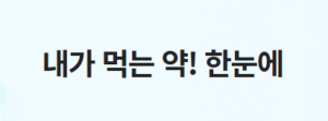 내가 먹는 약 한눈에 조회하기 어플|복용약 확인방법·건강e음 앱 설치 7 내가먹는약한눈에
